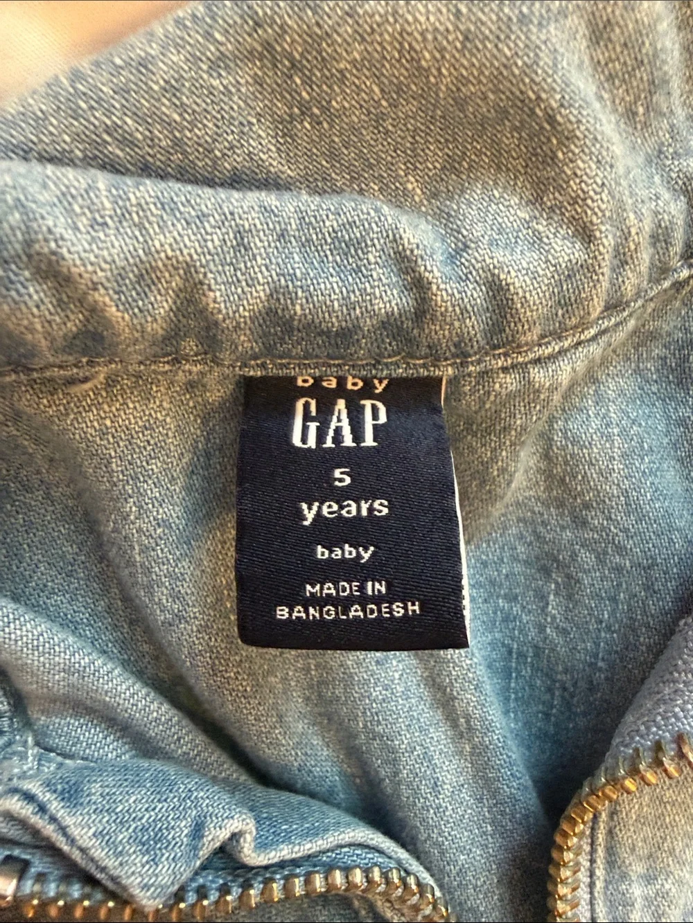 GAP Denim Dress with Heart Pockets